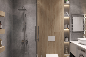 Санузел для однокомнатной квартиры