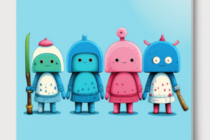 Генерирование 2D персонажей