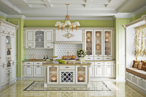 3d визуализация кухни для фабрики "Verno"