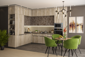 3d визуализация кухни для фабрики "Verno"