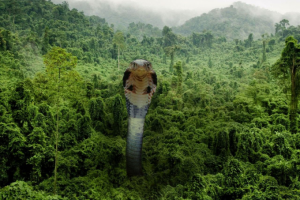 Коллаж змеи Титанобоа 2