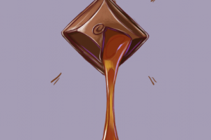 Chocolate Cartoon Illustration