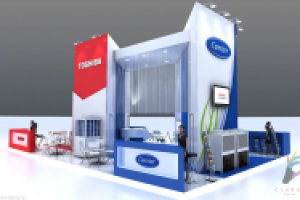 Выставочный стенд "TOSHIBA - CARRIER"