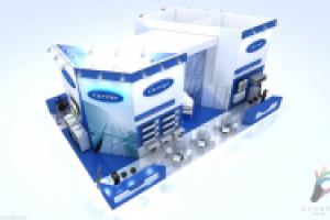 Выставочный стенд "TOSHIBA - CARRIER"