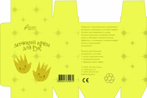 Разработка упаковки для детского крема