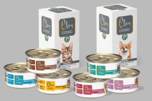 Макет упаковки корма для животных Clan CLASSIC