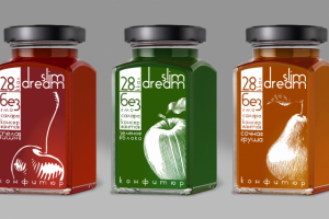 Макет упаковки конфитюра "Slim Dream"