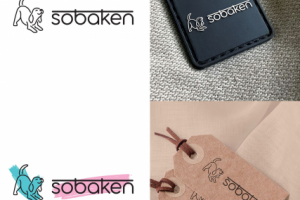 Логотип бренда товаров для животных "Sobaken"