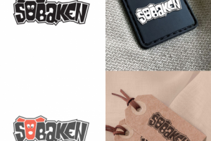 Логотип бренда товаров для животных "Sobaken"