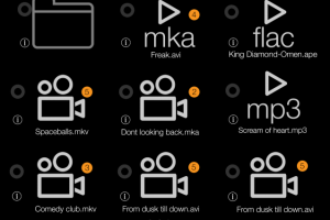 Иконки медиафайлов