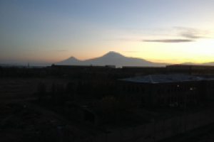 Гора Арарат в сумерках