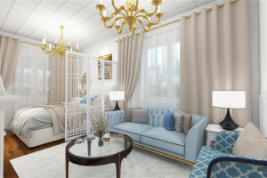 Спальня-гостиная