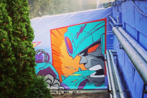 Граффити на заводе КЭАЗ