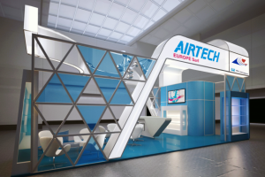 Проект выставочного стенда для Airtech -made expo 2020