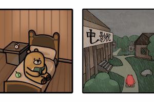 Комикс для приложения по изучению китайского языка (2 фрейма)