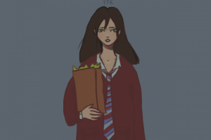 Концепт персонажа для визуальной новеллы