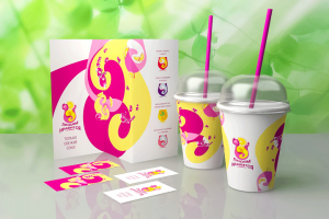 Фирменный стиль для смузи-бара