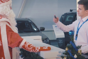 Новогодний рекламный видеоролик для "100Авто"