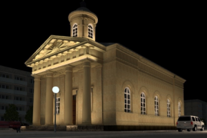 Архитектурное освещение церкви