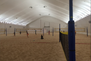 Проект освещения манежа пляжных видов спорта