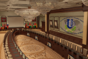 Зал Ученого Совета РУДН-Росcийский университет дружбы народов