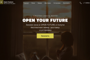 Лэндинг по продаже окон