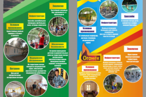 Разработка ролл апов для детского лагеря