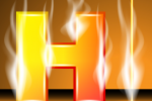 Горячий адфавит(вектор)