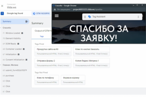 Настройка (oogle Tag ManagGer)