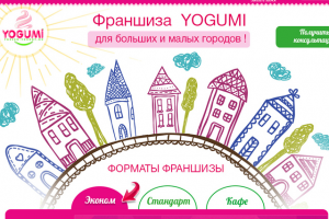 Дизацн сайта Франшизы Йогуми