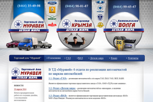 Разработка сайта Торговый дом Муравей