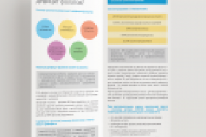 Разворот буклета "Генетика"