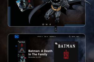 Batman comics store design