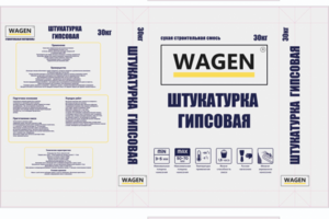 Design of bag for building mixtures