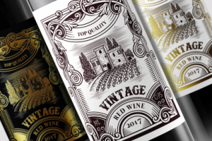 Этикетки винные