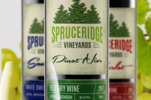 Этикетка винная