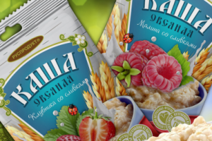 Дизайн гибкой упаковки для моментальных каш