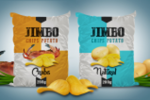 Серия упаковок чипсов