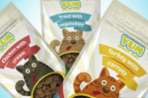 Серия упаковок кормов для животных