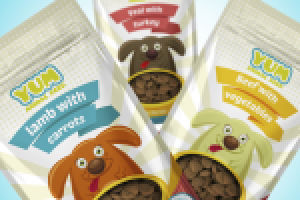 Серия упаковок кормов для животных