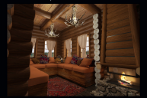 Проект дома из бревна