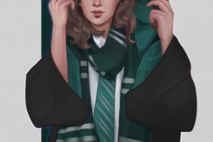 Портрет в стиле Гарри Поттера