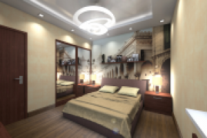 Спальня в коттдже 2 вид