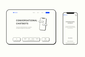 Сайт для компании по разработке ChatBot