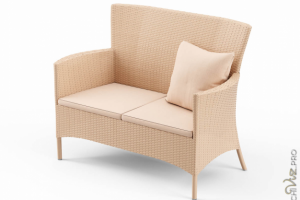 Моделирование и визуализация плетенного дивана