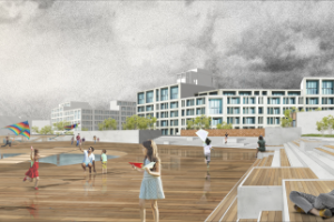 Набережная в квартале