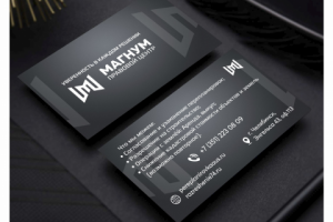 Логотип и фирменный стиль для правового центра "Магнум"