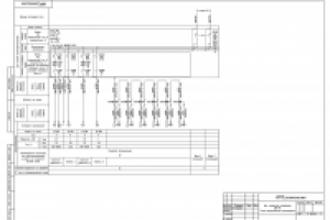 ЩУК-РК схема принципиальная однолинейна