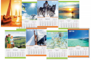 Дизайн календаря А2, верстка