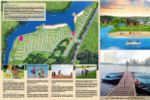 Буклет для коттеджного поселка (в стиле сайта)